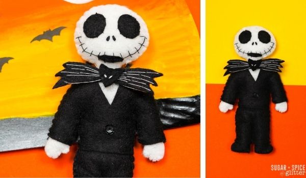 Image for Make Your Own Jack Skellington Stuffie with Our Printable Felt Pattern