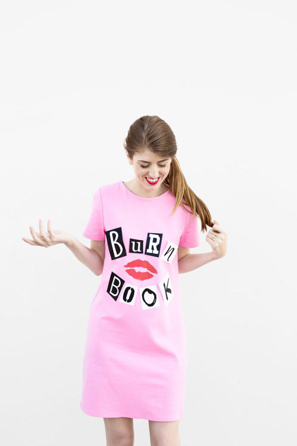 Girl with a pink t-shirt