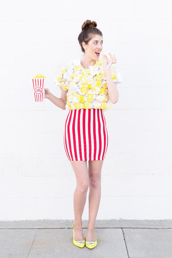 popcorn costume diy