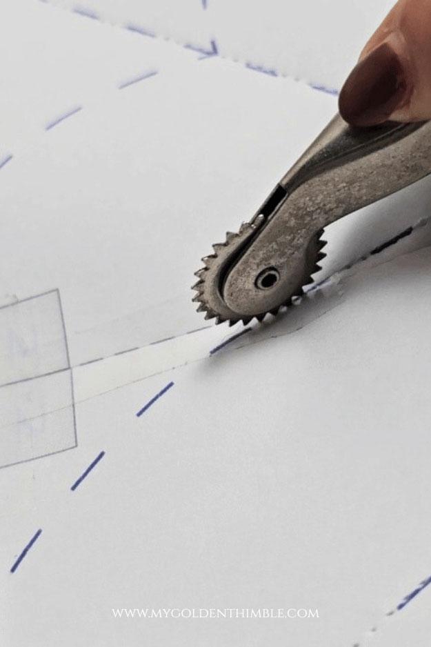 pinwheel marking paper and fabric