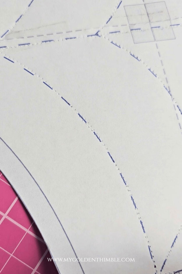 pinwheel marking paper and fabric