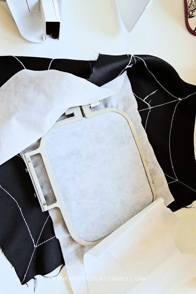 embroidery hoop back