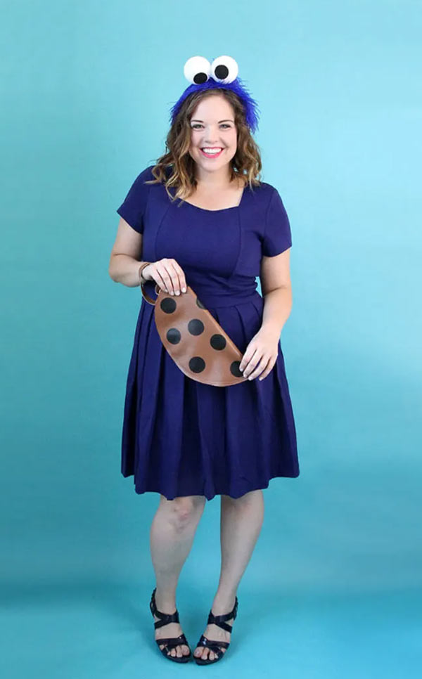 cookie monster costume diy
