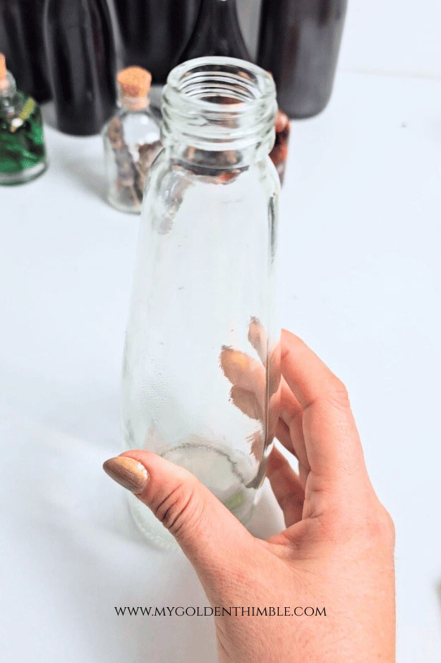 empty glass bottle