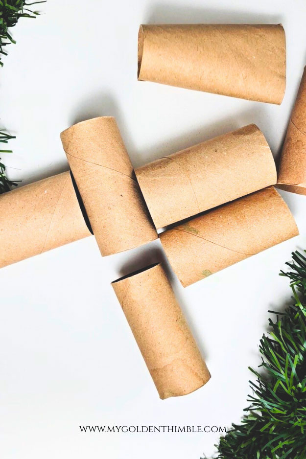 empty toilet paper rolls
