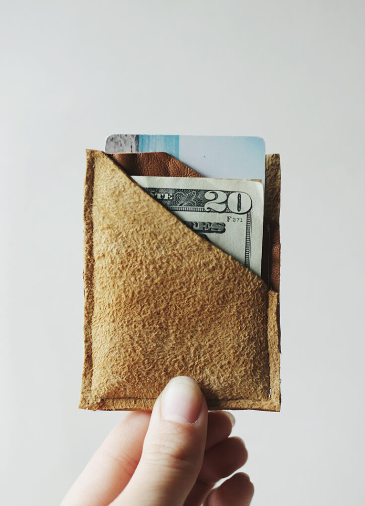 leather wallet diy