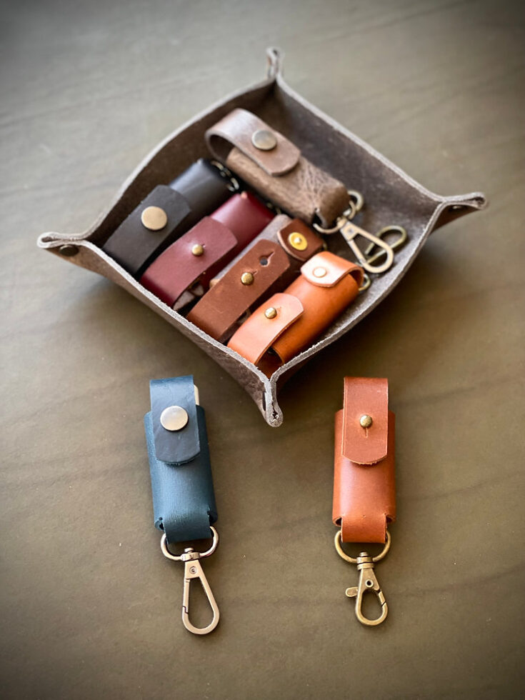 leather keychains