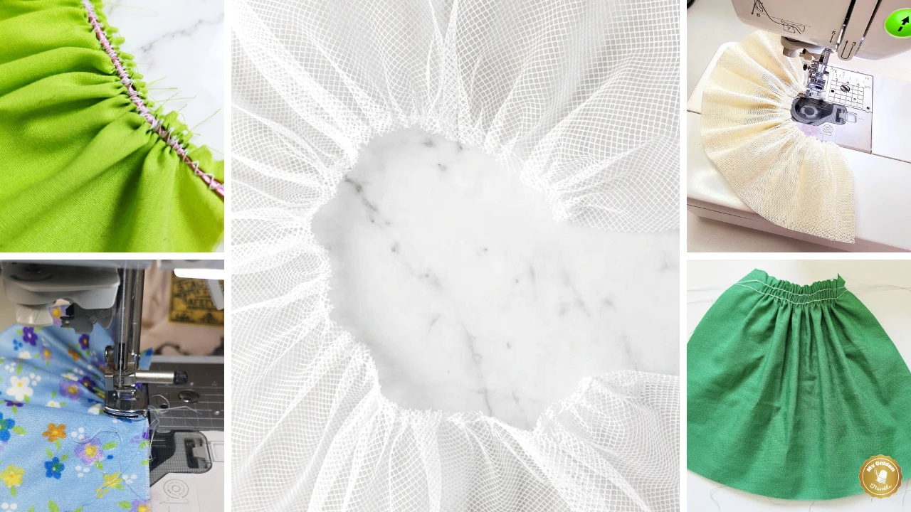 how to gather fabric