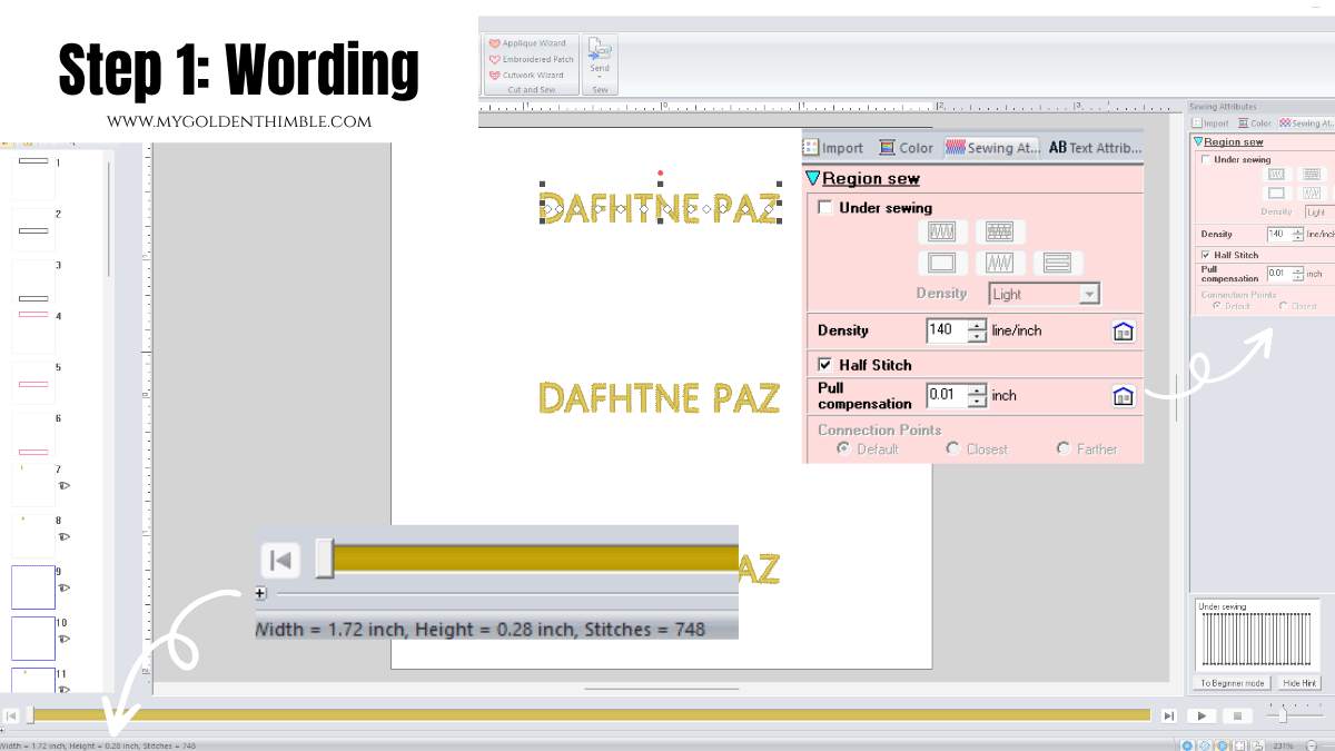 pe design file for homemade clothing labels
