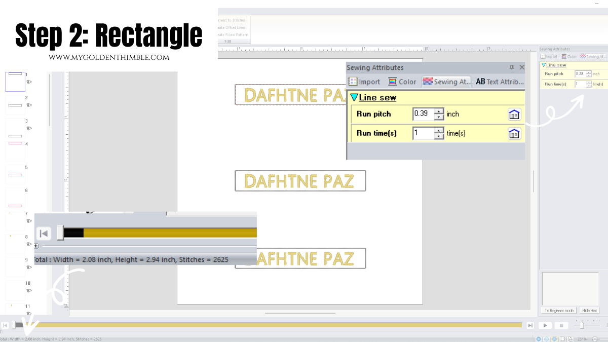 pe design file for homemade clothing labels
