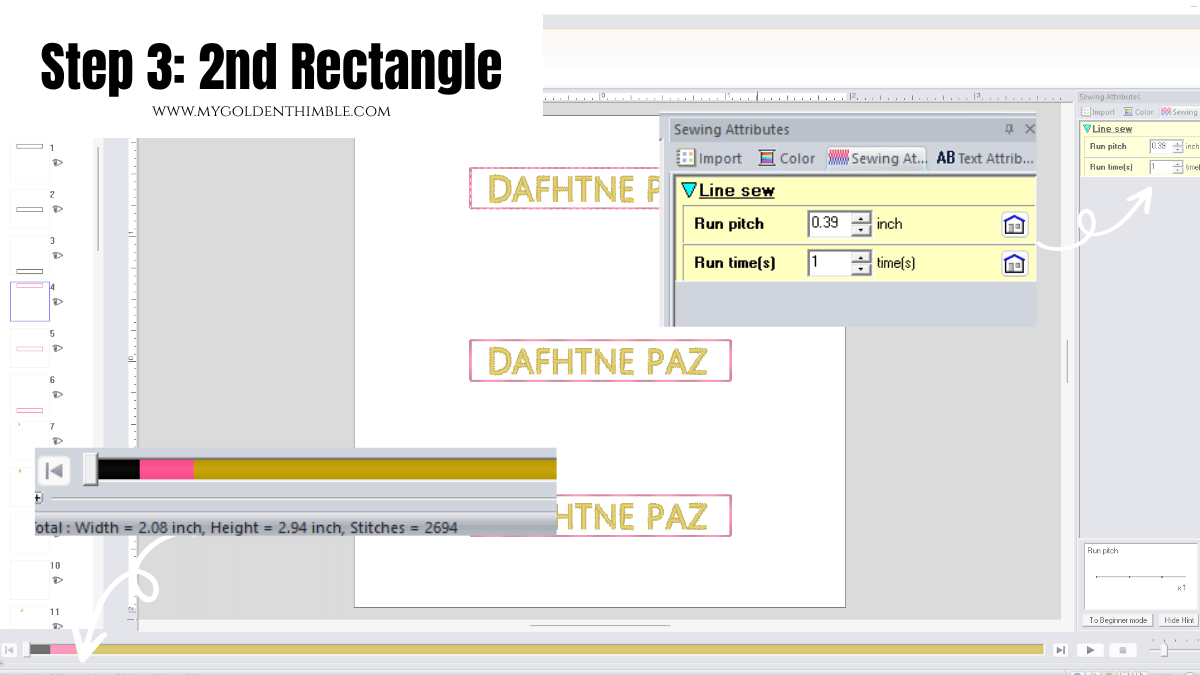 pe design file for homemade clothing labels