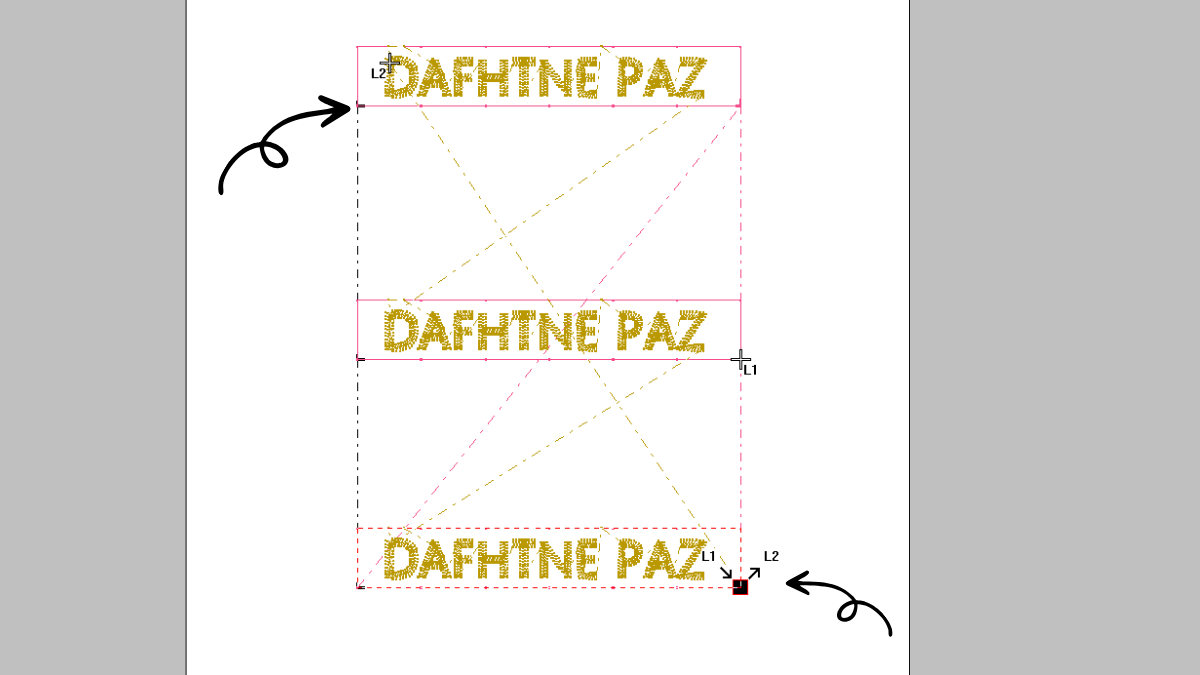 pe design file for homemade clothing labels