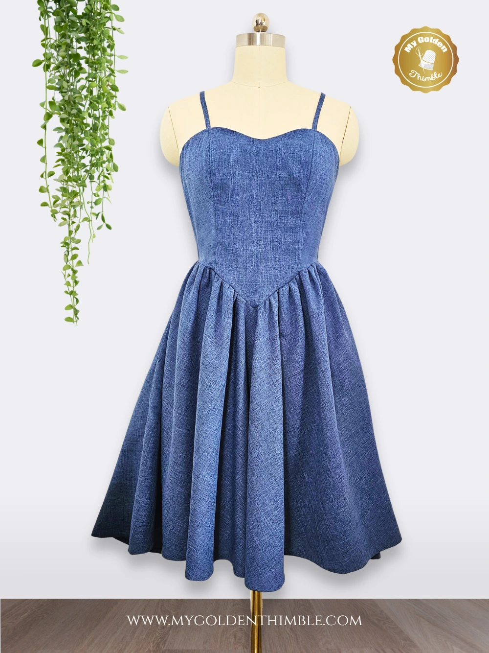 linen handkerchief dress Felicia Linen Handkerchief Dress with Pockets