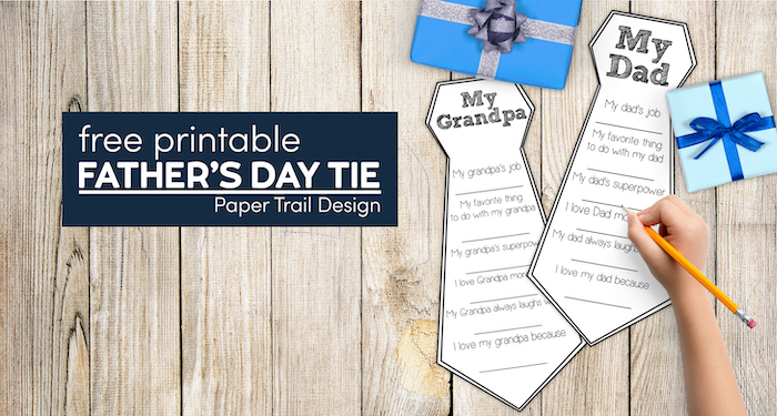 cute father's day card in the shape of a tie