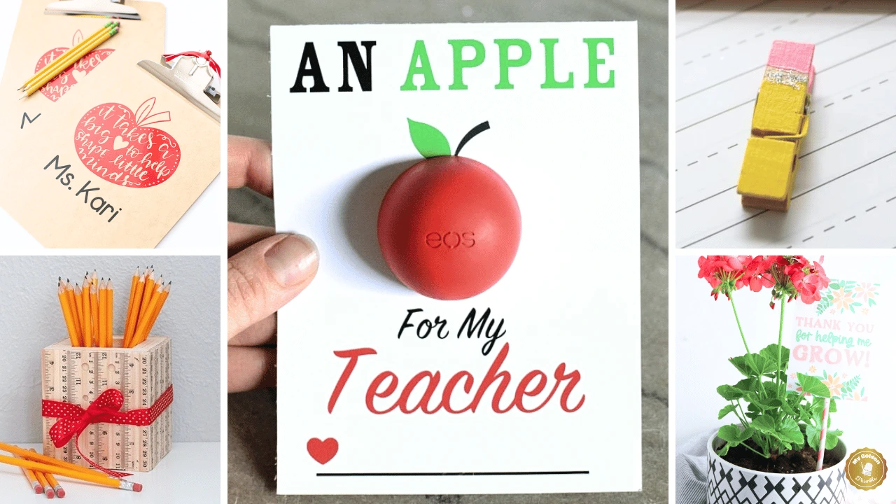 DIY teacher appreciation gifts