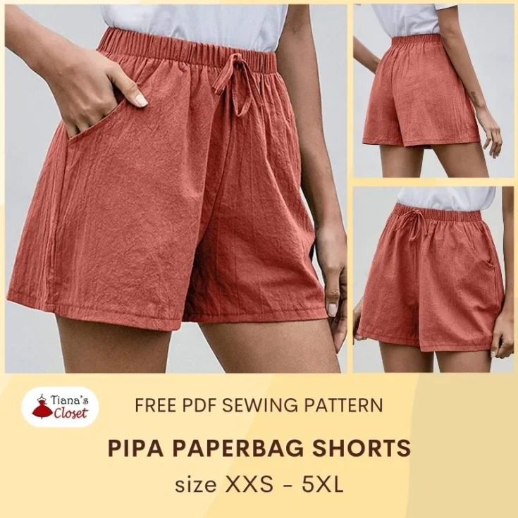 linen shorts sewing pattern