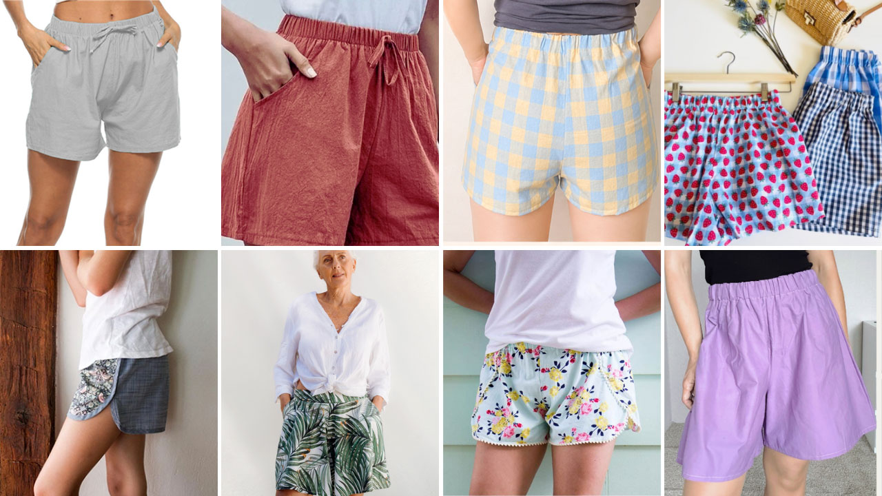 free shorts sewing patterns