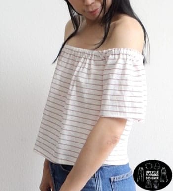 of shoulder t-shirt