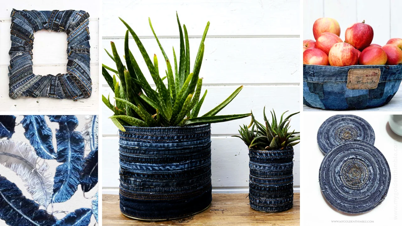 Denim Crafts DIY Ideas