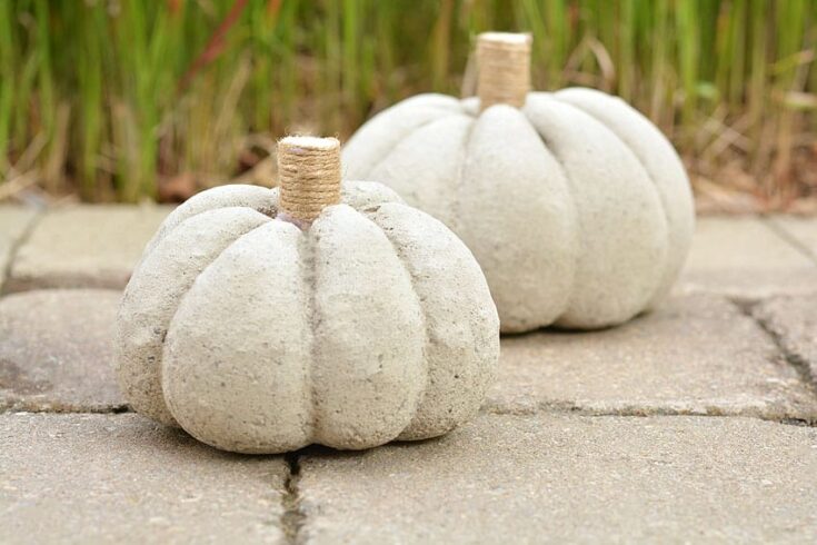 Image for DIY Concrete Pumpkins