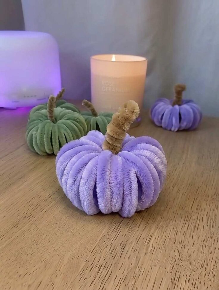 Image for Fastest Method to Make No-Knit Pumpkin Plush (Pipe Cleaner Pumpkin for Fall) Reference Images: KitschyFlore Author: Talha