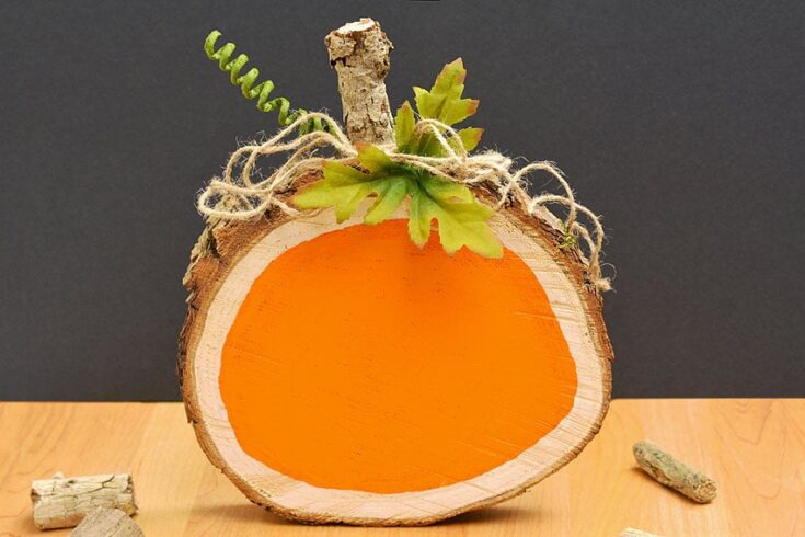 Image for Wood Slice Pumpkins