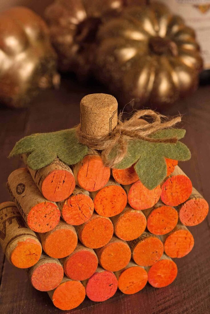 Image for How to Make a Wine Cork Pumpkin