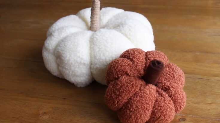 Image for How to DIY A Cozy & Soft Teddy Pumpkin Plush from Fuzzy Fabric