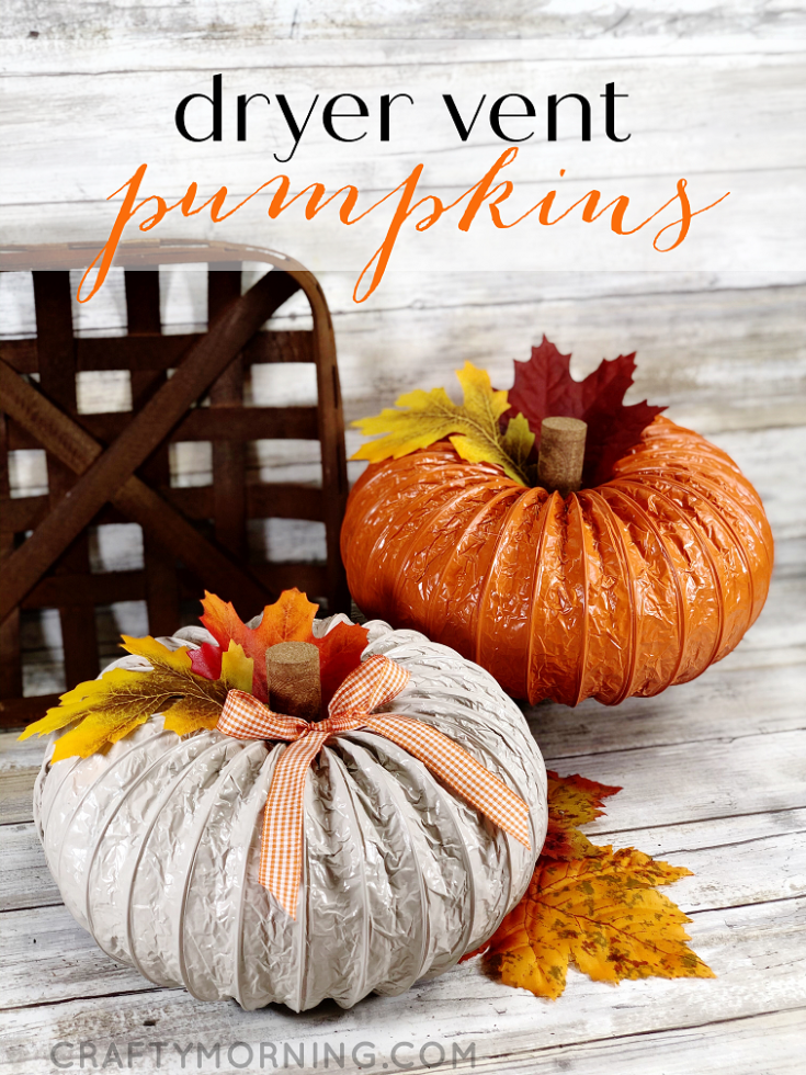 Image for How to Make Dryer Vent Pumpkins