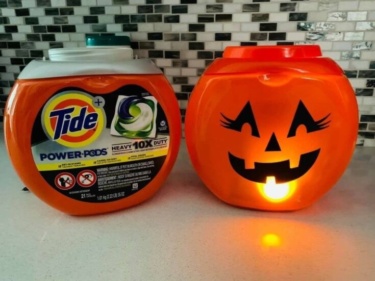 Image for Tide Pod Container Pumpkin